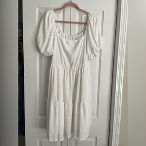 White 2XL dress.